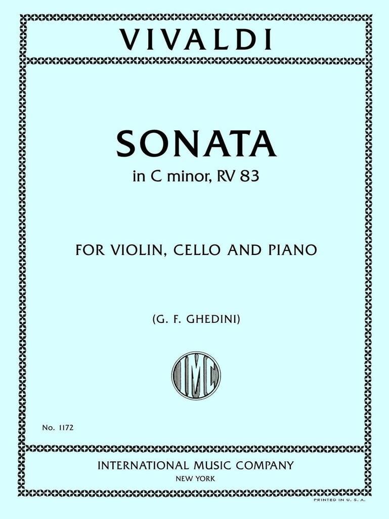 Sonata Do M. F Xvi N. 1 Vn, Vc E Pf (Ghedini)